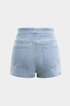 Denim Cepli Şort
