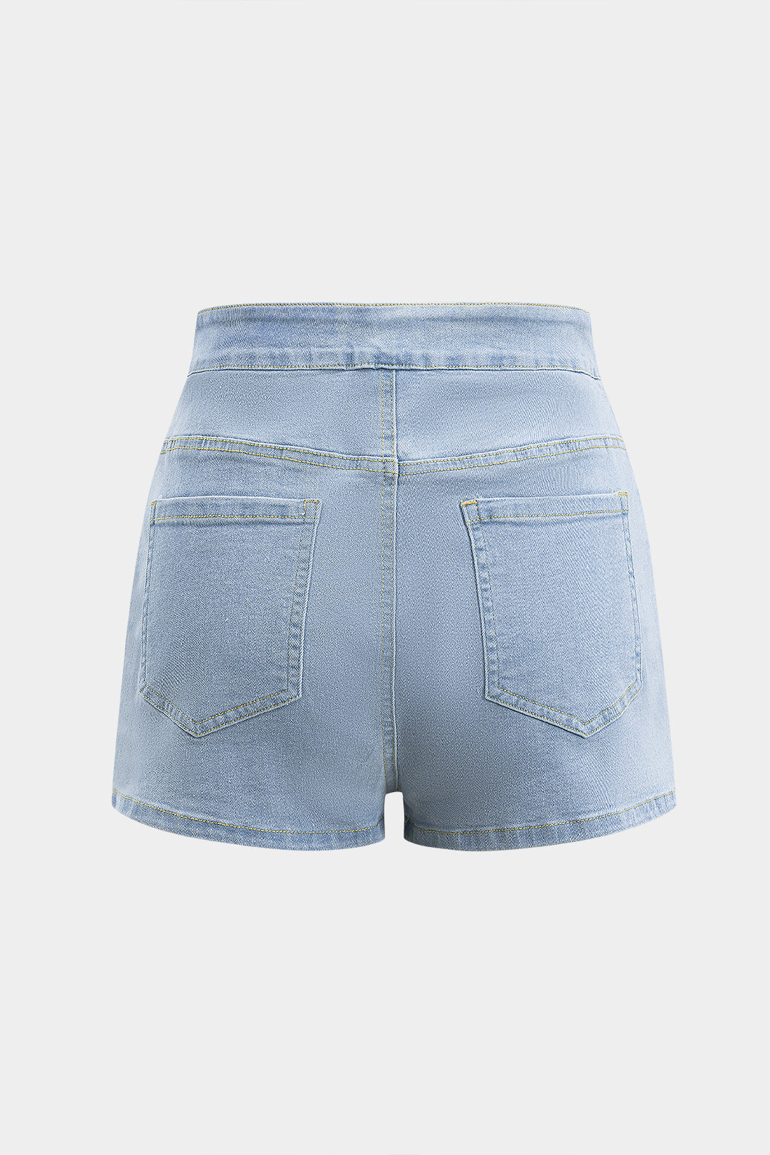 Denim Cepli Şort