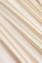 Korse Dekolteli Yüksek Yırtmaçlı maksi Elbise