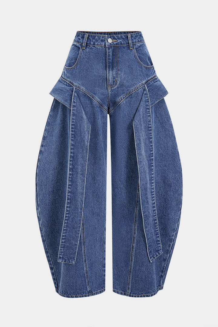 Denim Barrel Kot