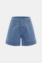 Denim Cepli Şort