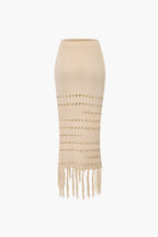 Örgü Üst Ve Püskül Mayo Eteği Pareo Takım