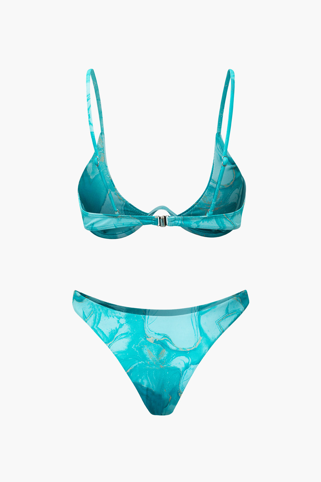 Baskılı Bikini ve Mayo Eteği Pareo Takımı