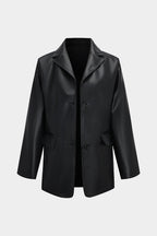 Suni Deri Blazer Ceket