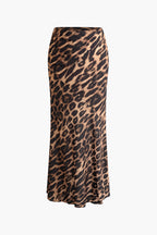 Leopar Desenli Deniz Kızı Etek