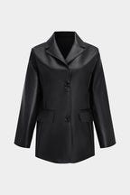 Suni Deri Blazer Ceket