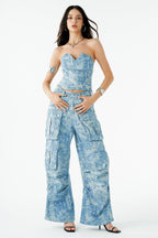 Stra Denim top