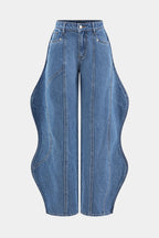 denim Barrel Jean pantolon