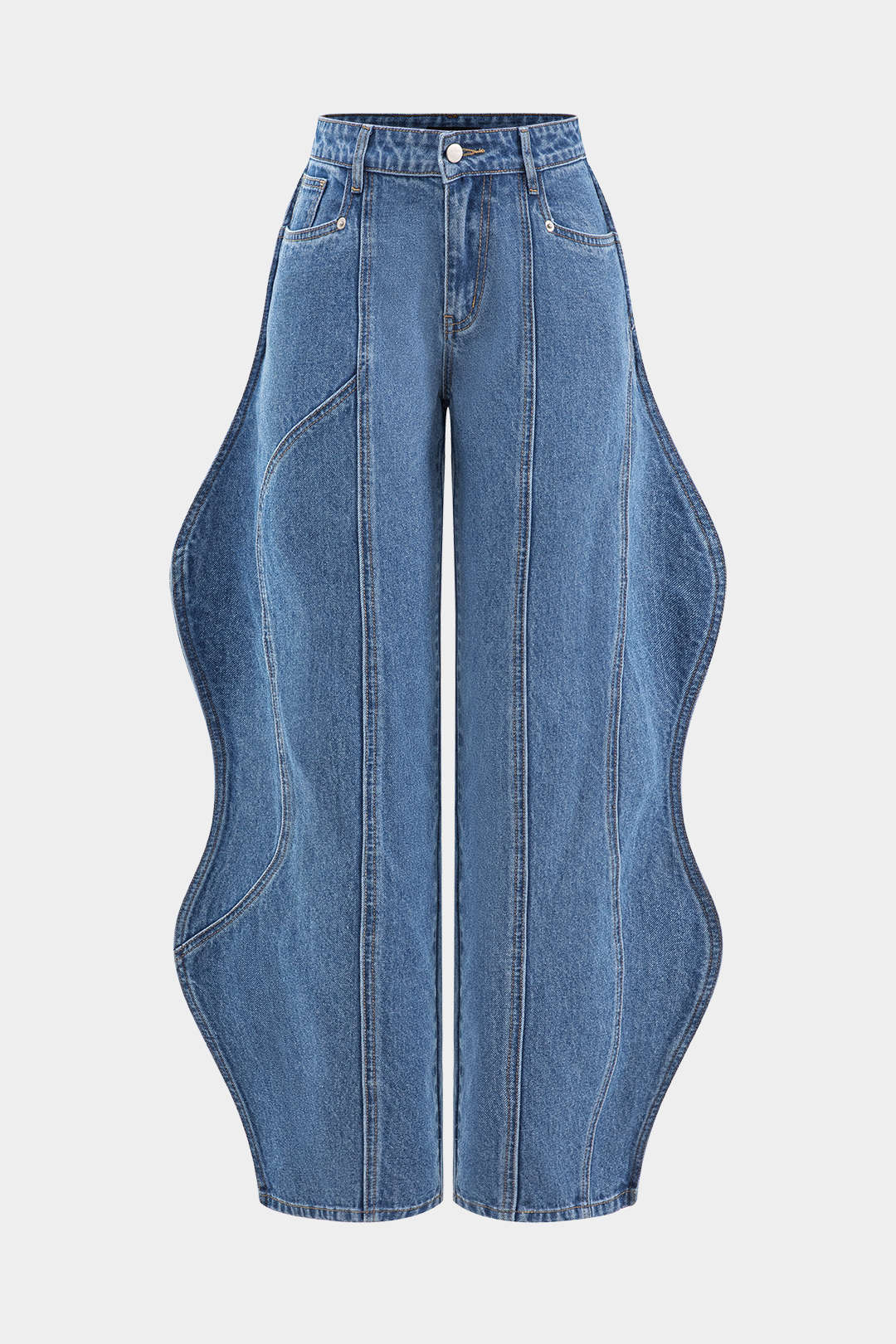 denim Barrel Jean pantolon