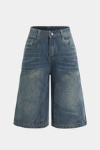 Denim Yarım Şort