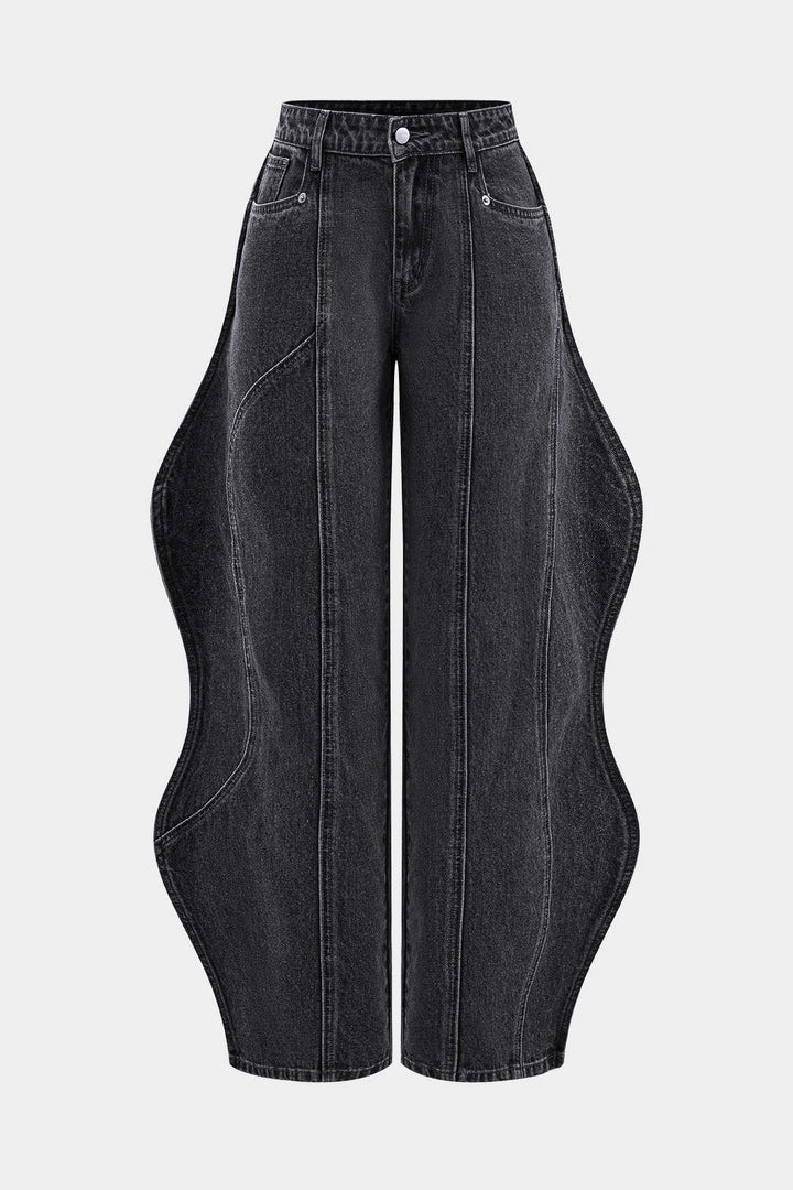 denim Barrel Jean pantolon