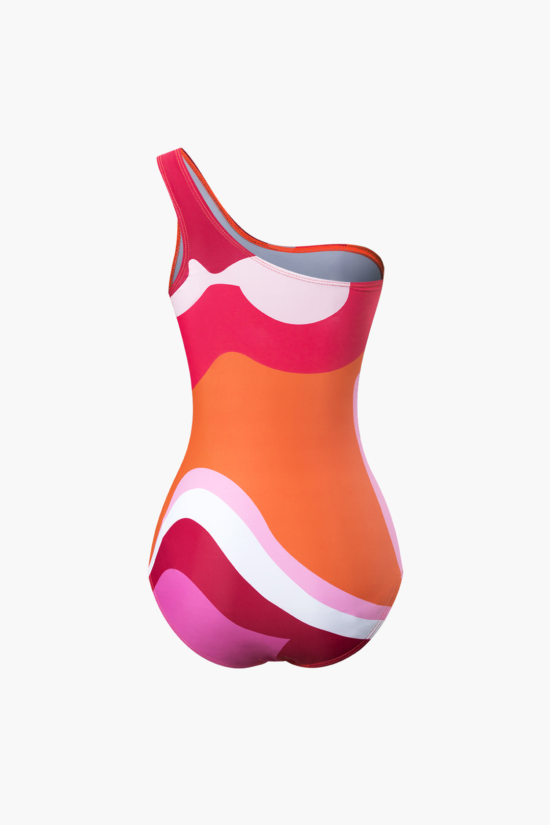 Kontrast Tek Omuzlu Body ve Mayo Eteği Pareo Takım