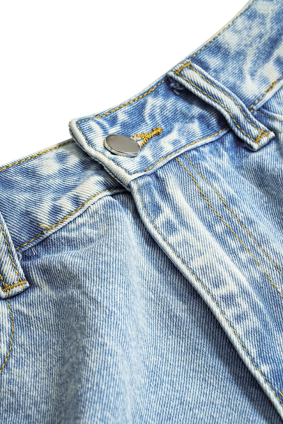 Denim Cepli Şort
