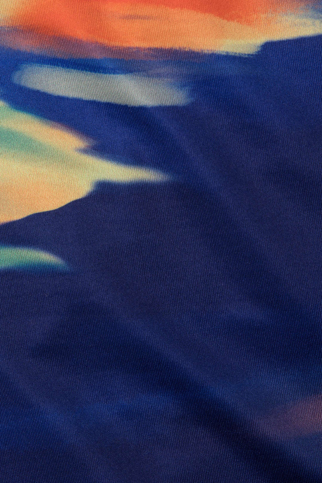 Çok Desenli Tek Omuzlu Kısa Üst ve Mayo Eteği Pareo Takım