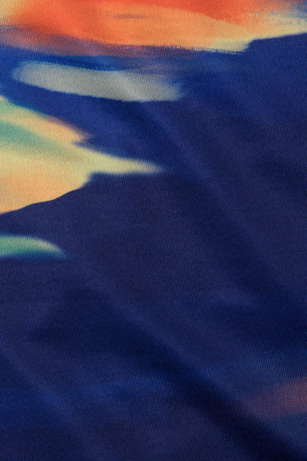 Çok Desenli Tek Omuzlu Kısa Üst ve Mayo Eteği Pareo Takım