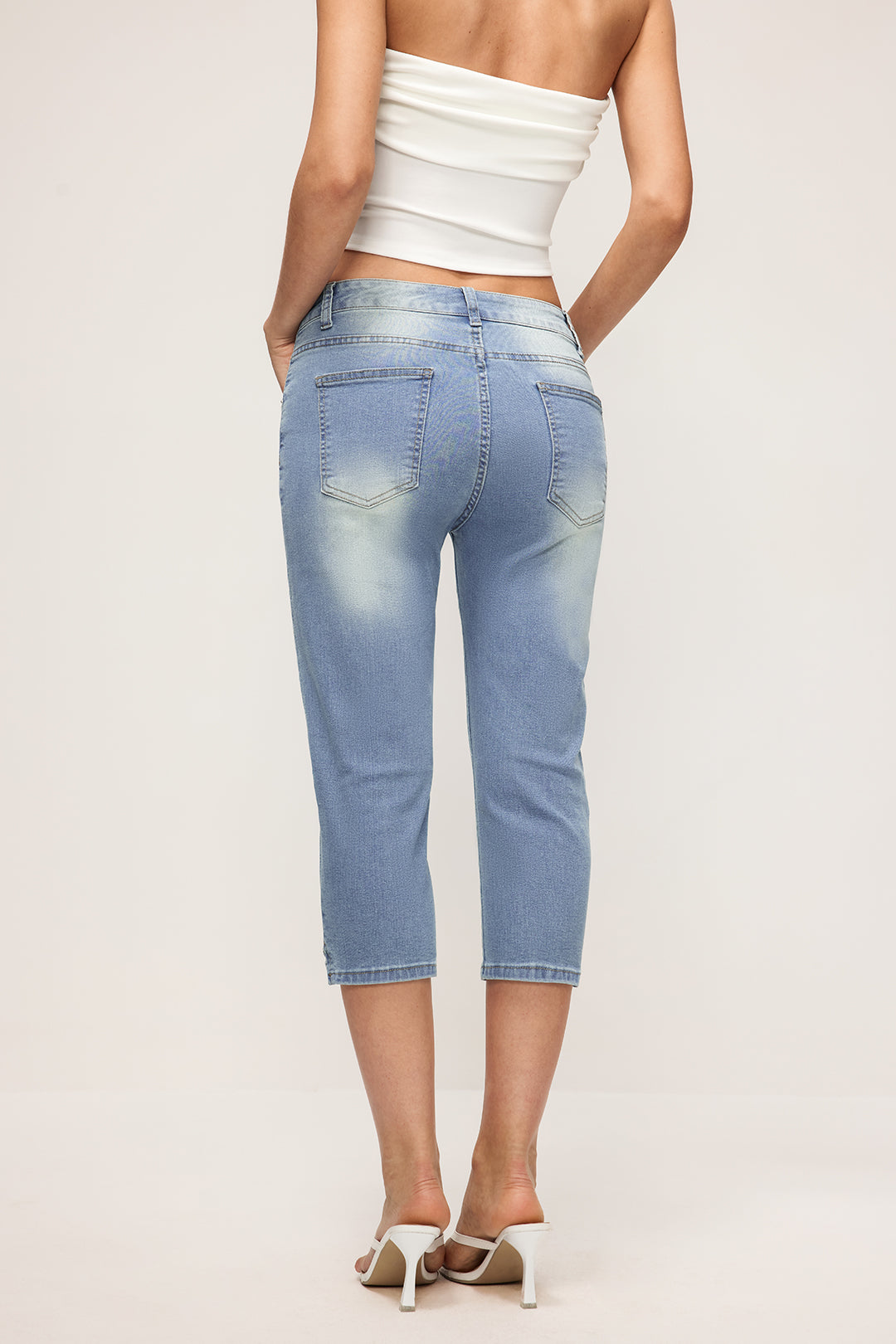 Denim Yarım Şort