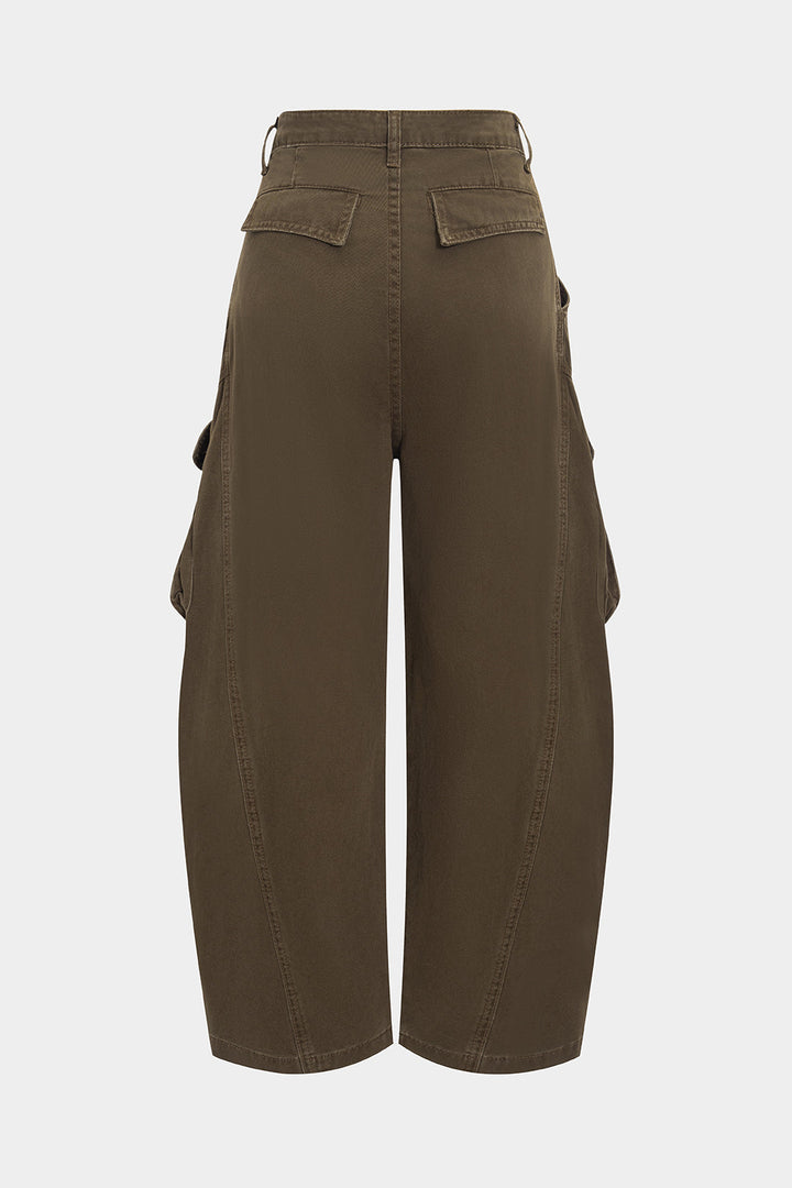 Kargo Cepli Denim Barrel Kot