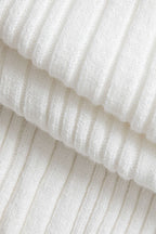 Kontrast Çan Kol Triko Midi Elbise