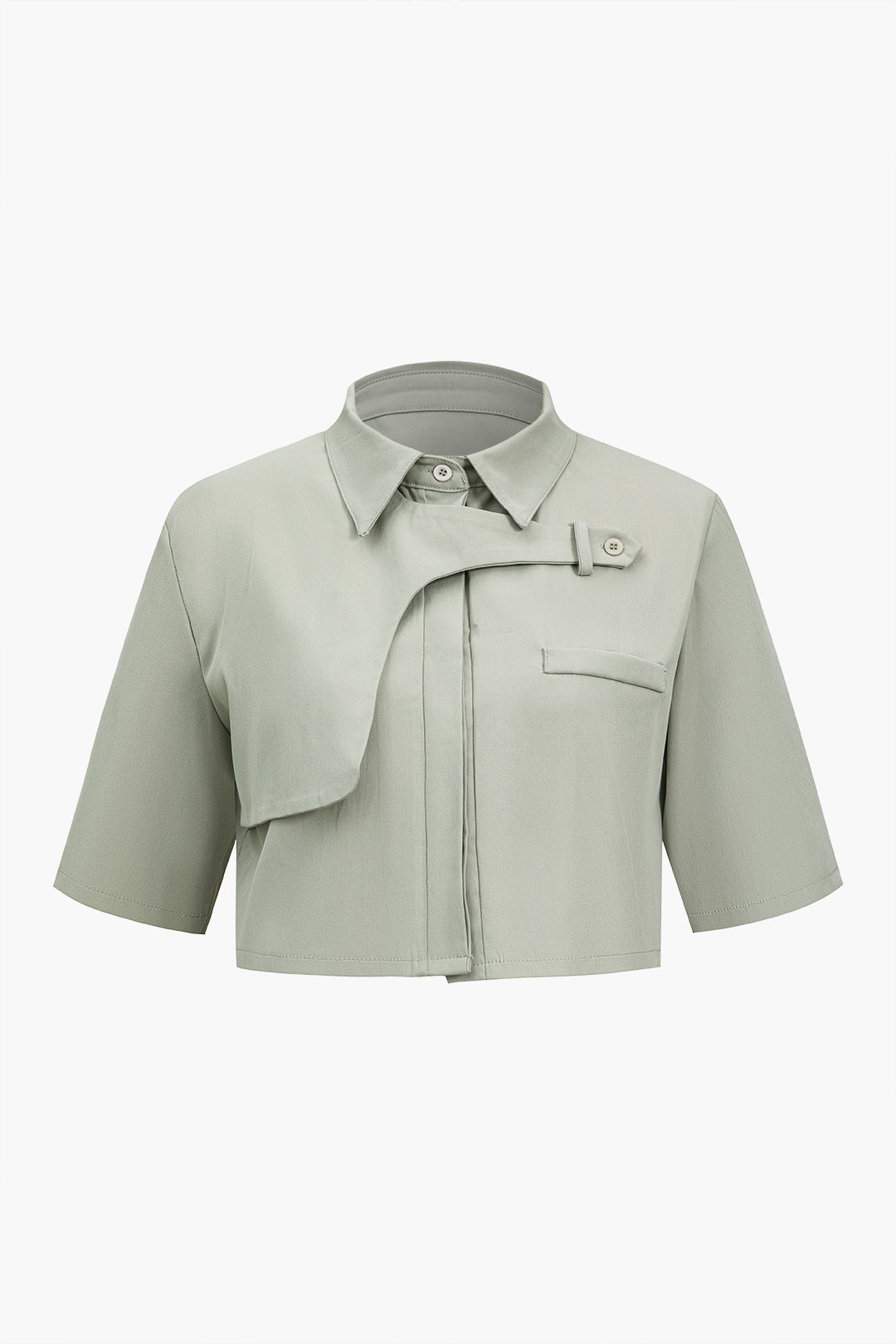 Maleta crop ceket ve Fermuar Detaylı Pantolon Takım