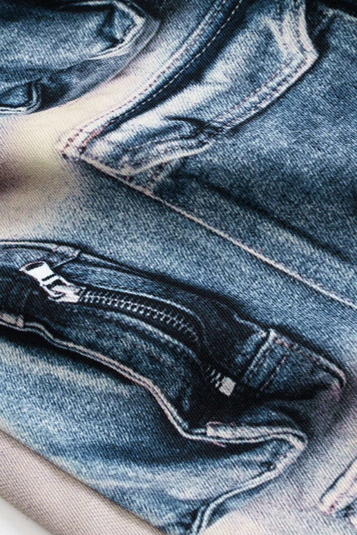 Baskılı Cepli Şort