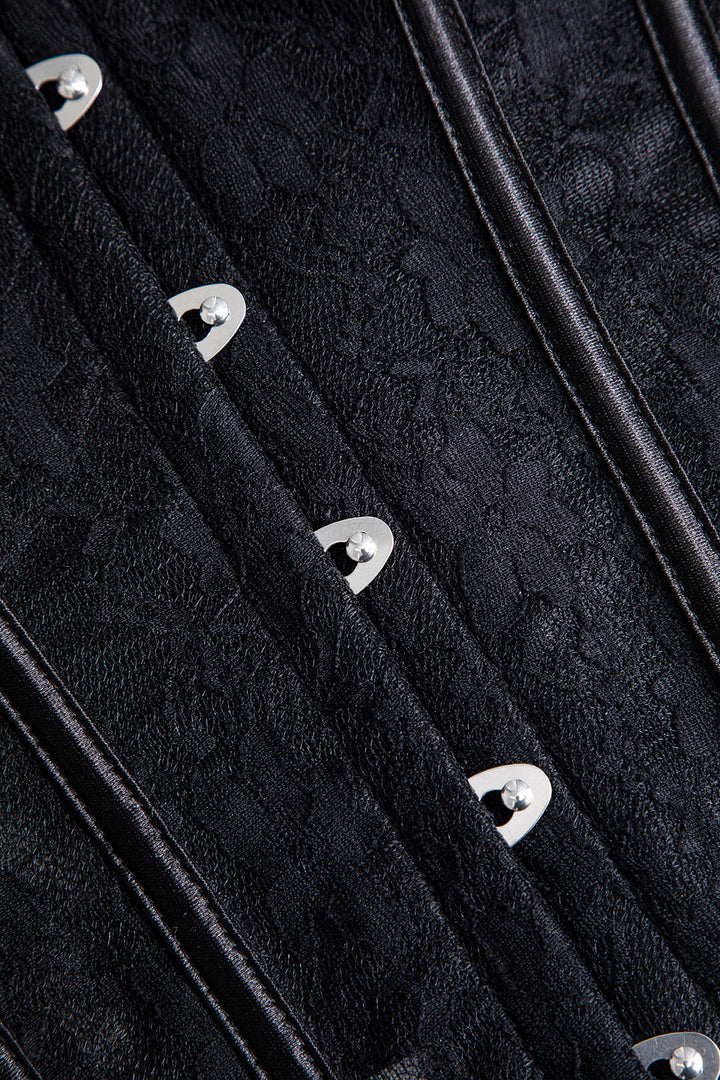 Lace Büstiyer Bağcıklı Tube Top ve Tanga Seti