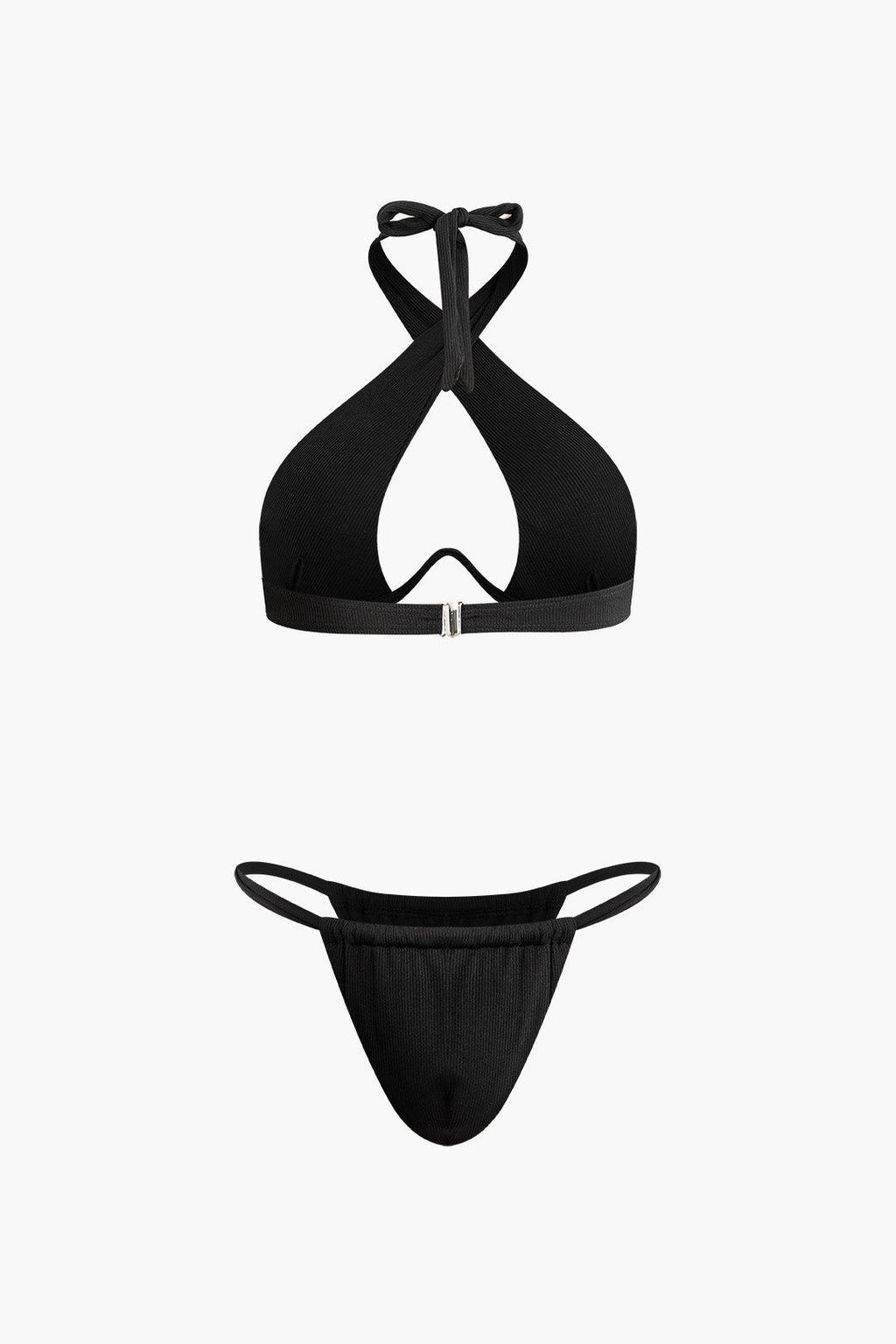 Çapraz Bağlamalı Halter Kesim Bikini Takımı