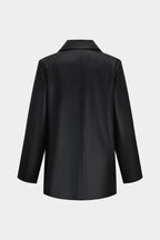 Suni Deri Blazer Ceket