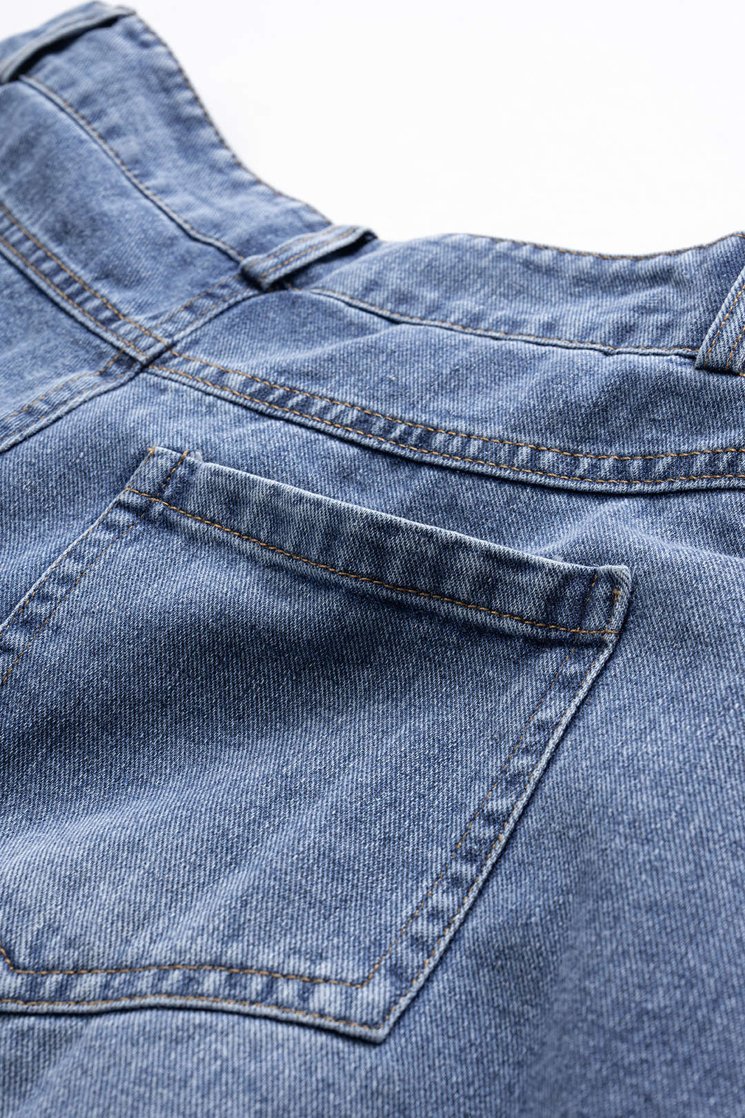 Denim Patchwork Şort