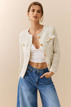 Düğmeli Blazer Ceket