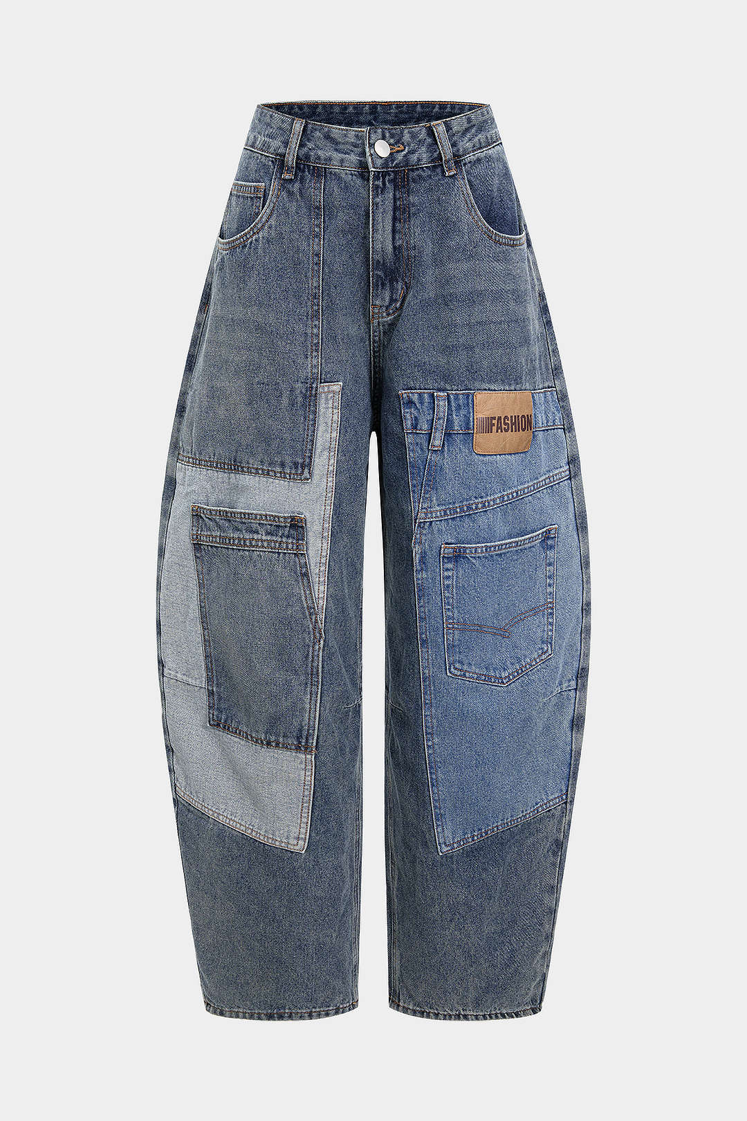 Denim Barrel Kot
