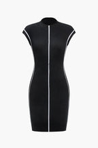 Kontrast Triko midi Elbise