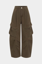 Kargo Cepli Denim Barrel Kot