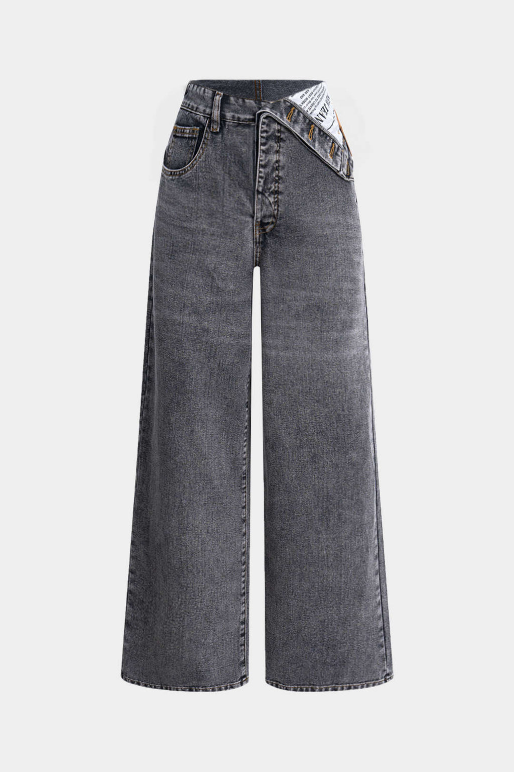 Yüksek bel Denim Barrel Kot