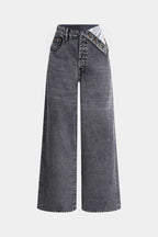 Yüksek bel Denim Barrel Kot