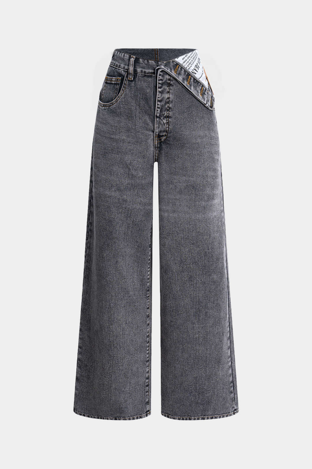 Yüksek bel Denim Barrel Kot