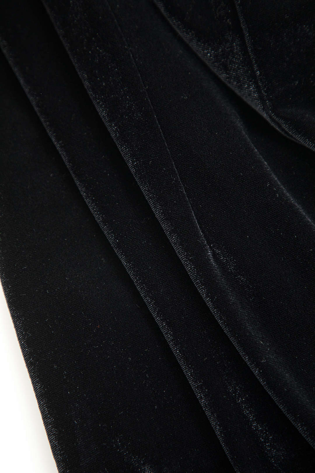 Kontrast Kadife Düğmeli Asimetrik Mini Elbise