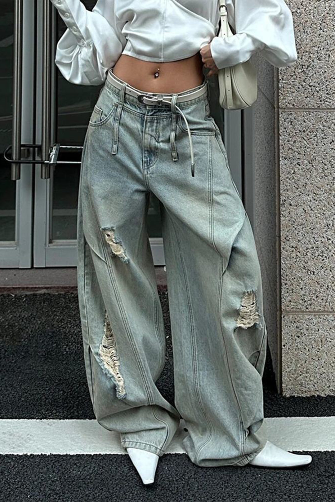 Denim Barrel Kot