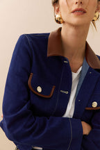 Denim Patchwork Ceket