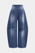 Denim Barrel Kot