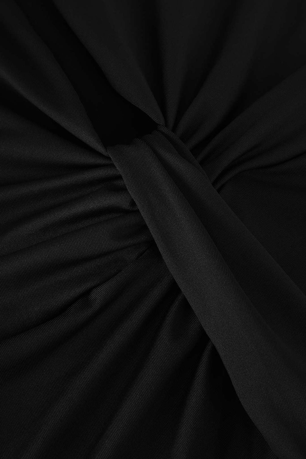 Derin V Yaka Kolsuz Midi Elbise