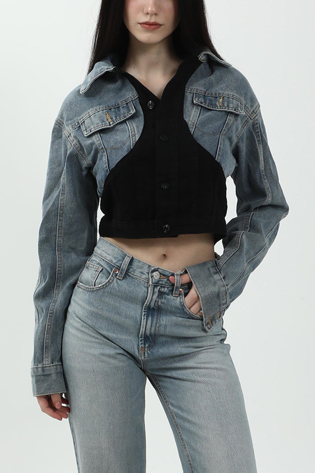 Kot Crop Ceket