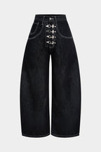 denim Barrel Jean pantolon