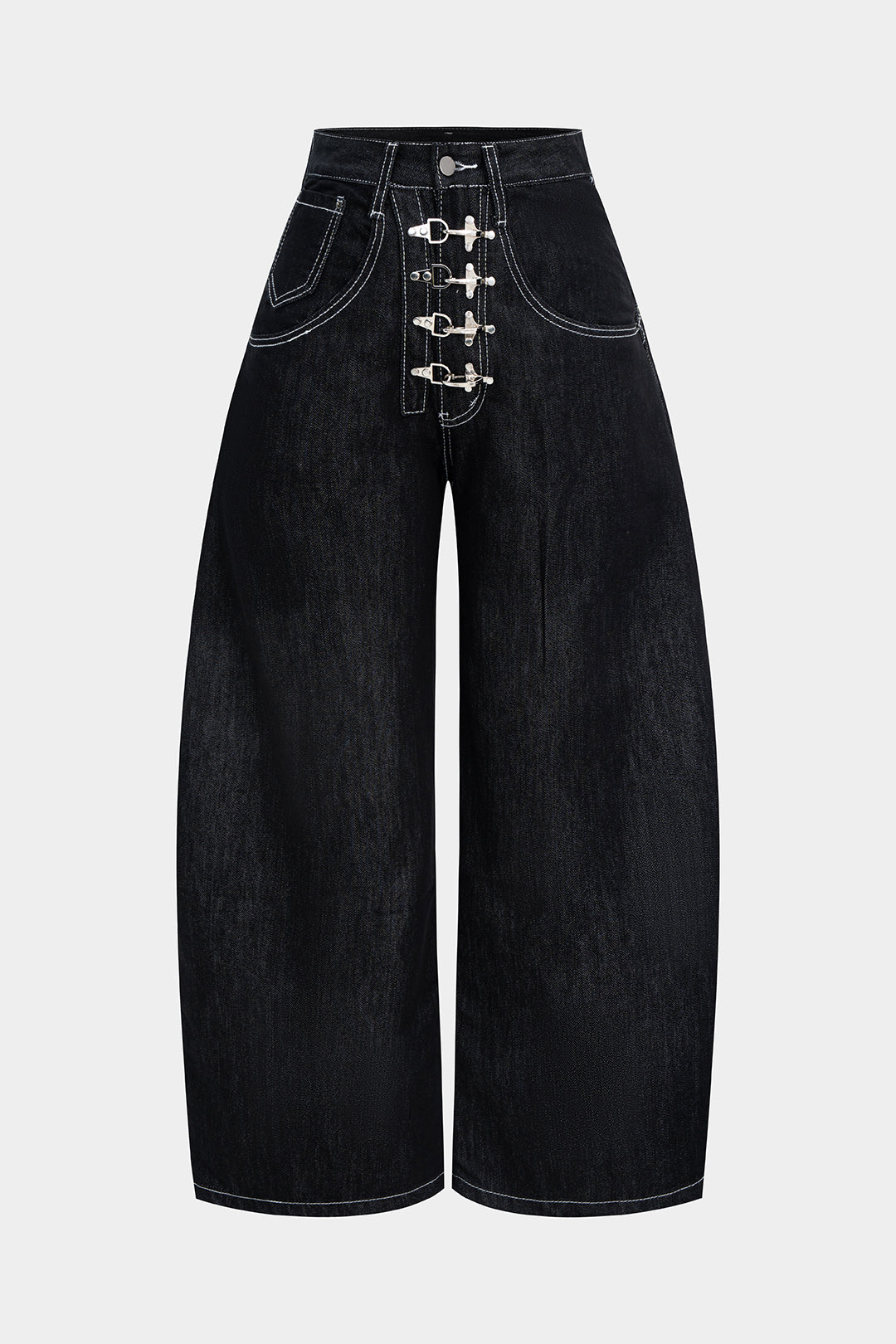 denim Barrel Jean pantolon