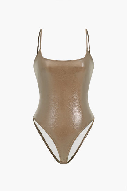 Shapewear Deri Bodysuit