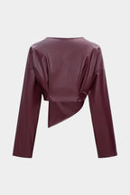 Suni Deri Blazer Ceket