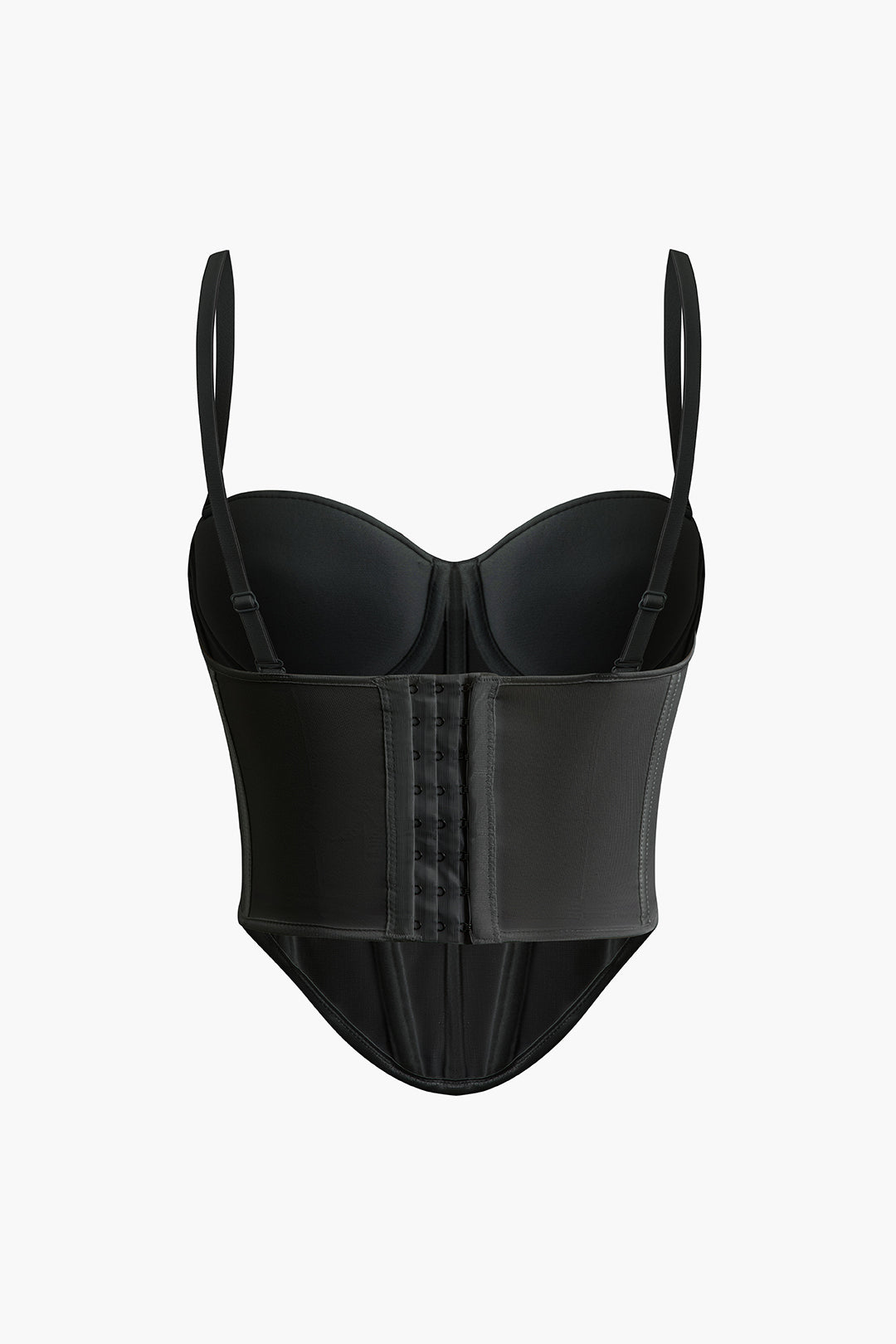 Düz Renk Bustiyer Korseli Üst