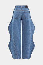 denim Barrel Jean pantolon