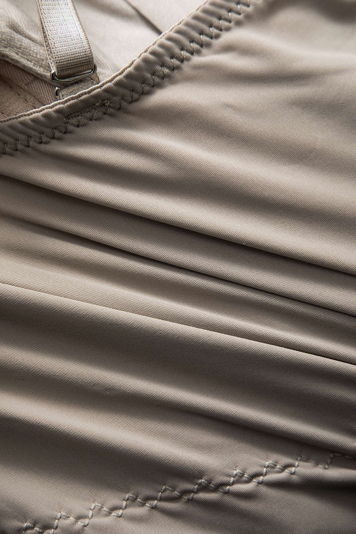 Ağ Detaylı Patchwork Korseli Bustiyer Askılı Bodysuit