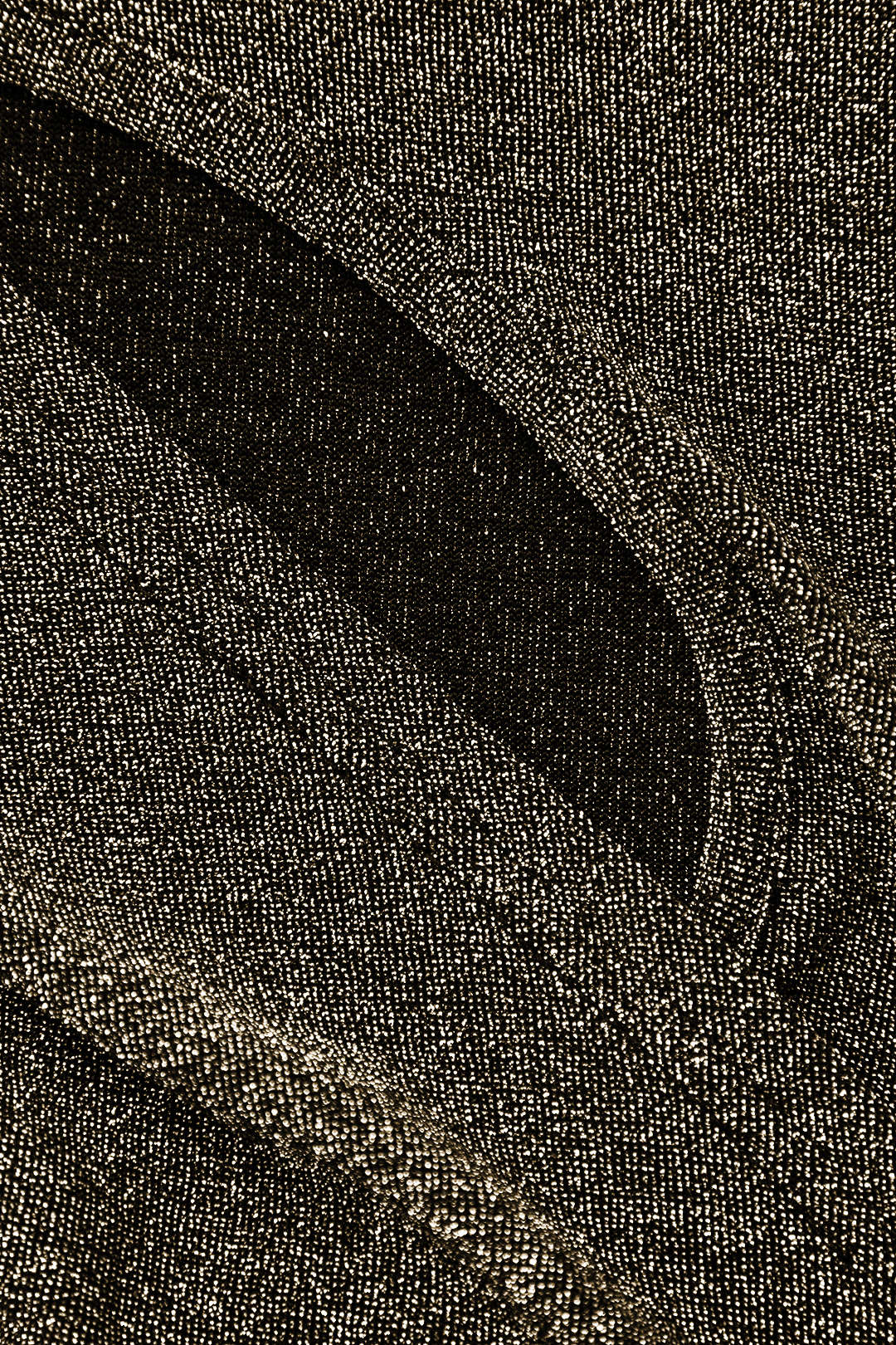 Simli Asimetrik Kesim Uzun Kollu maksi Elbise