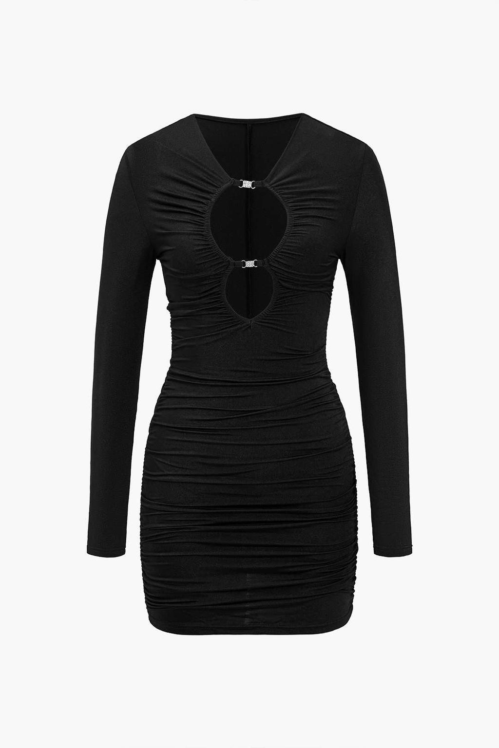 Taşlı Taşlı Mini Elbise